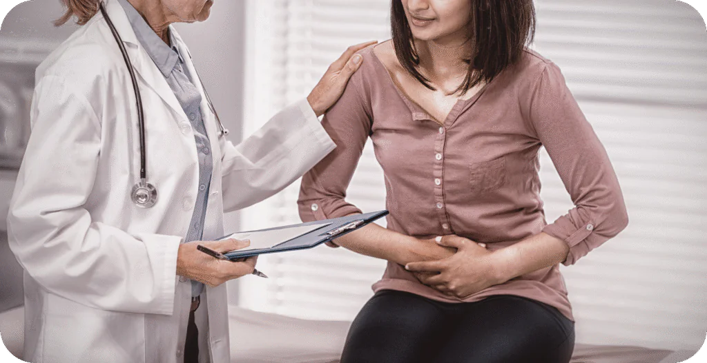 Wman with Doctor - AAS Fertility