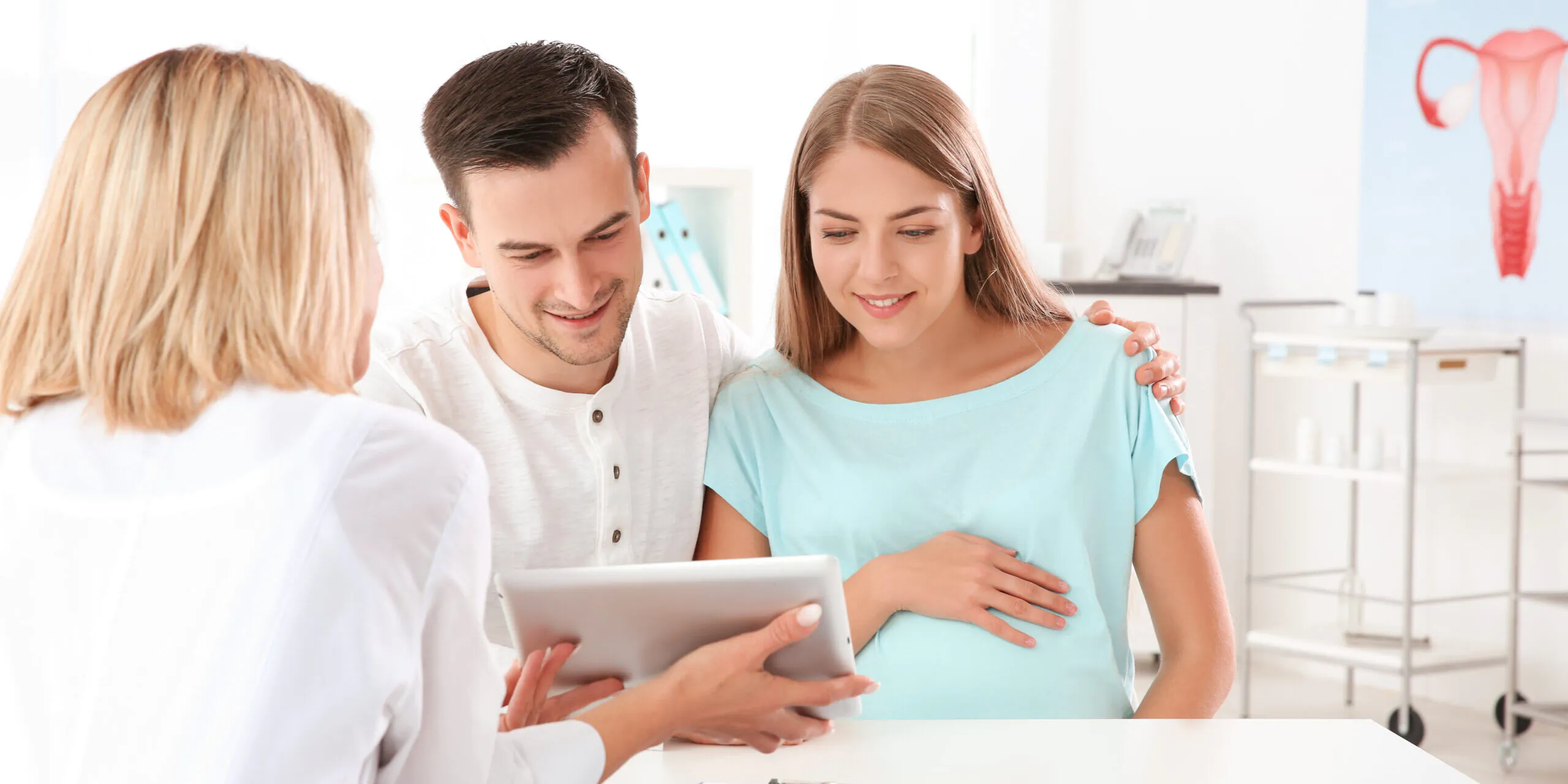 Couple visting a fertility doctor